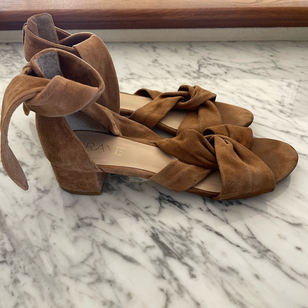 Raye Aurora Leather Sandal - Brown
